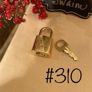 Authentic Louis Vuitton LV Lock and Key #310